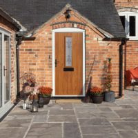 Flint composite front door Solidor