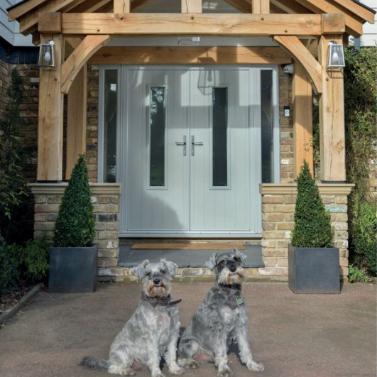 Double composite door - Flint 5 in Painswick